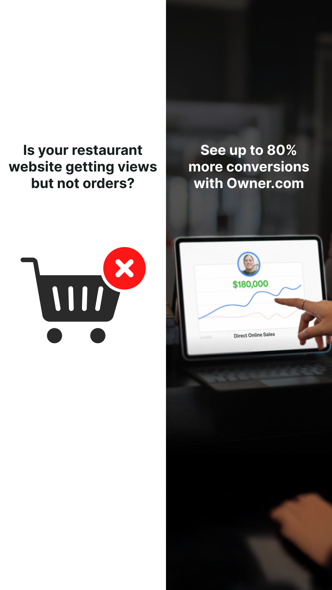 Owner.com Facebook ad