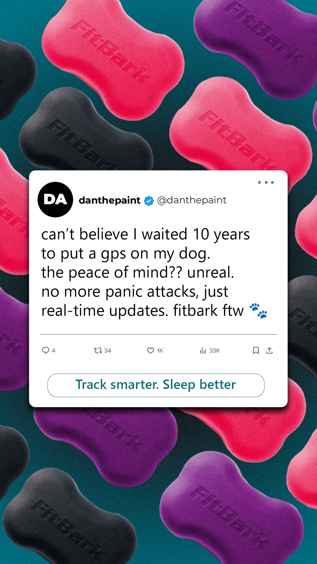 FitBark Facebook ad