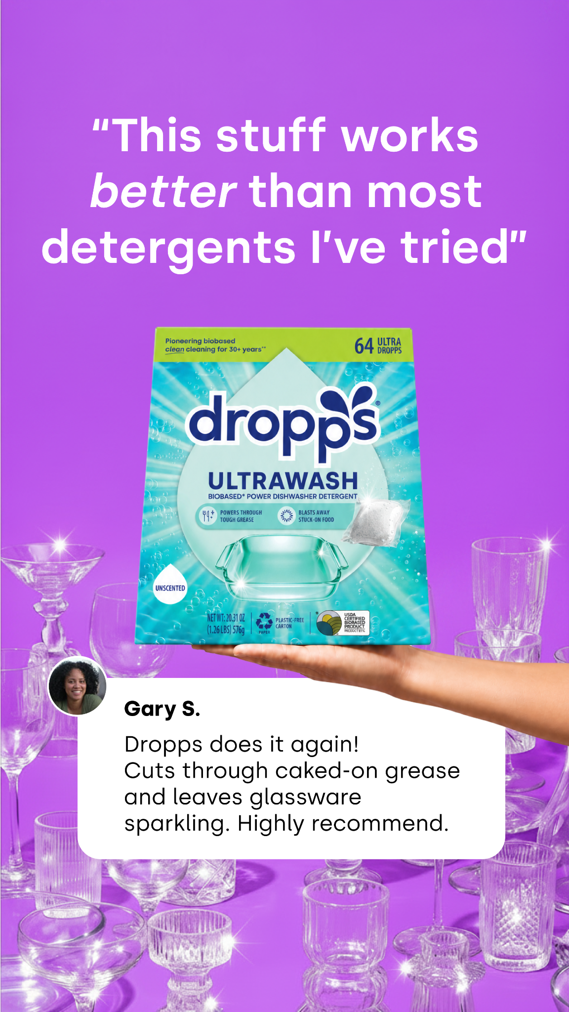 Dropps Facebook ad