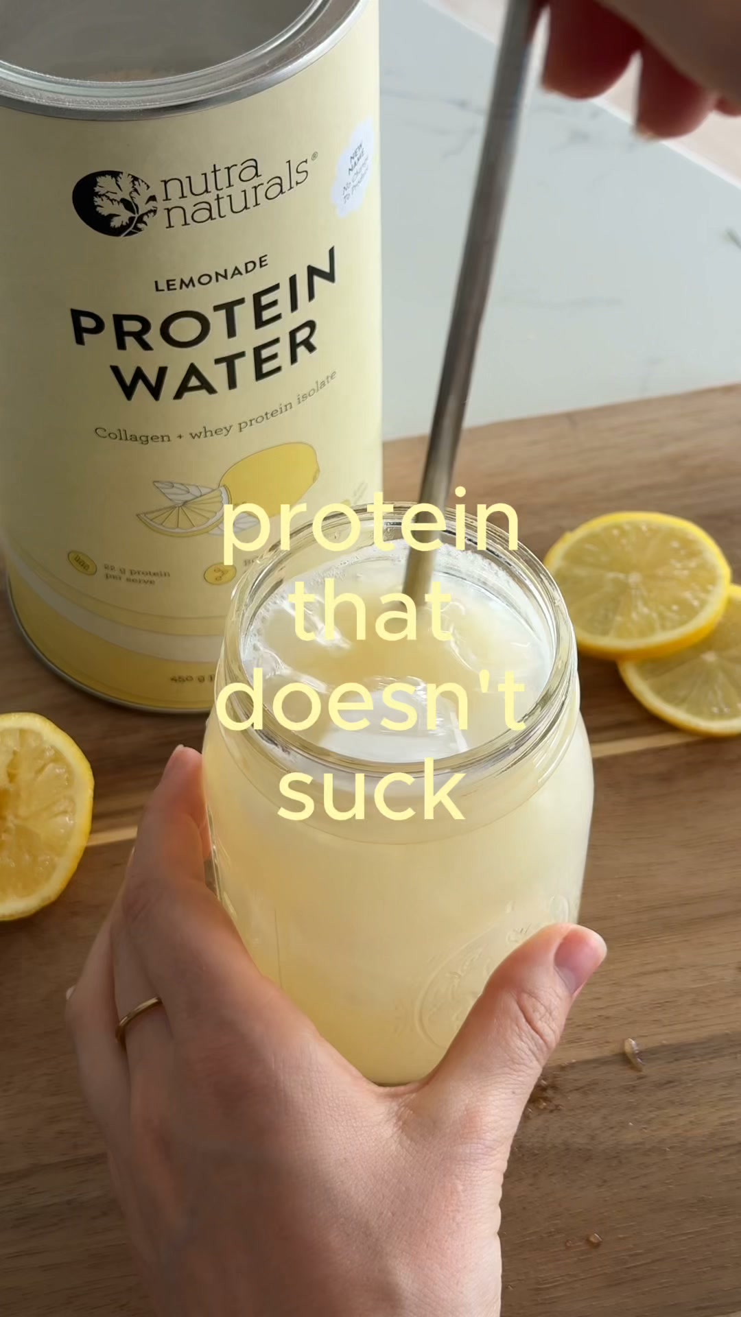Nutra Naturals Facebook ad: Protein that loves you back