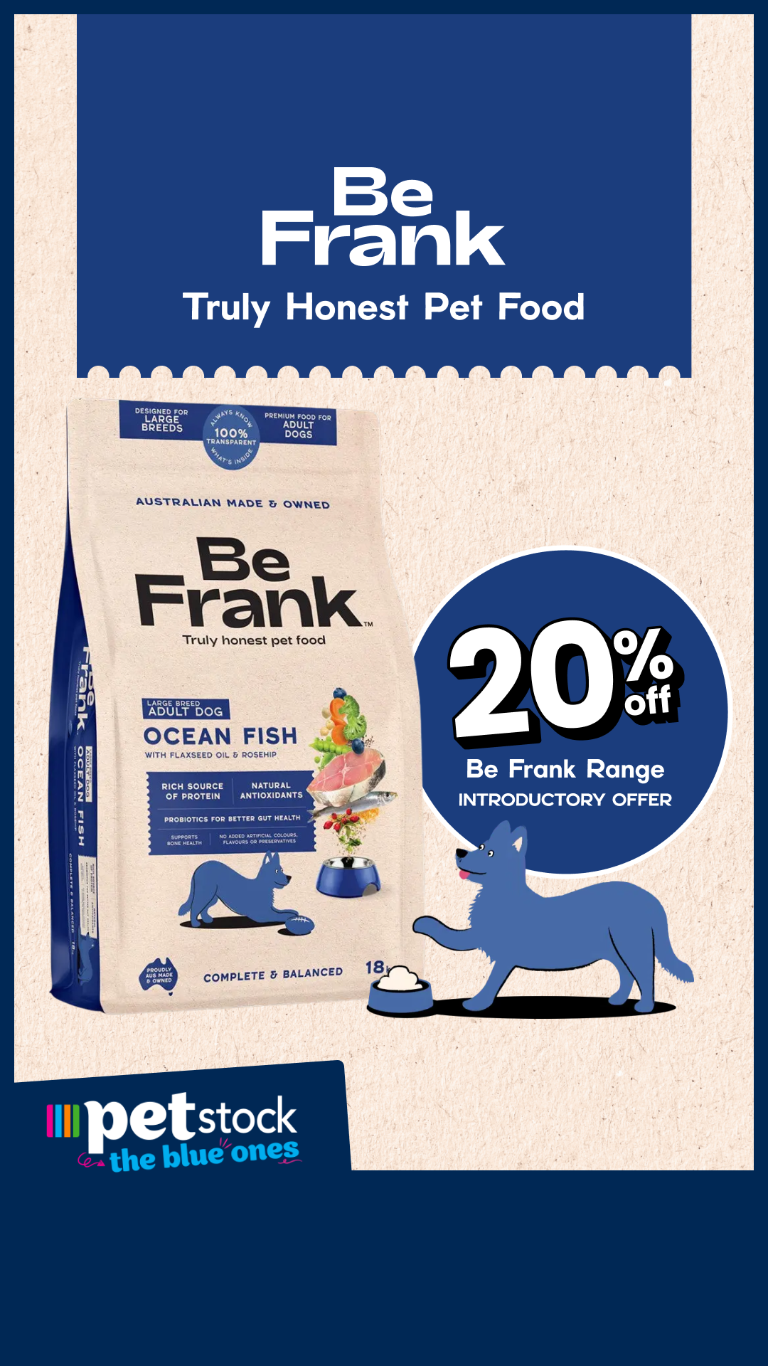 Petstock Facebook ad