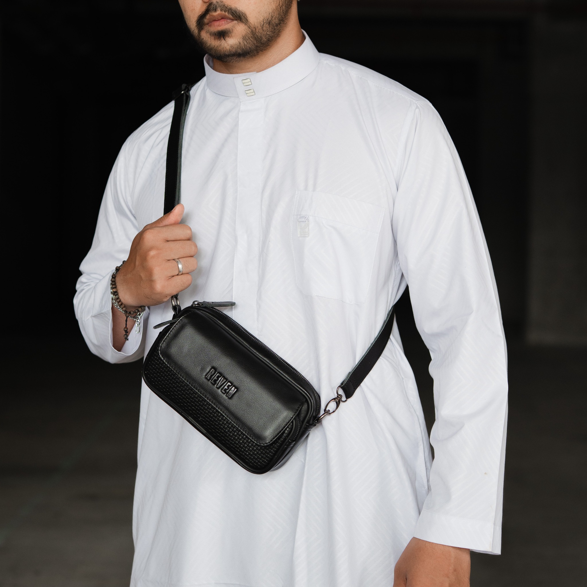 Reven Facebook ad: Reven Leather, Redefining the Gentleman