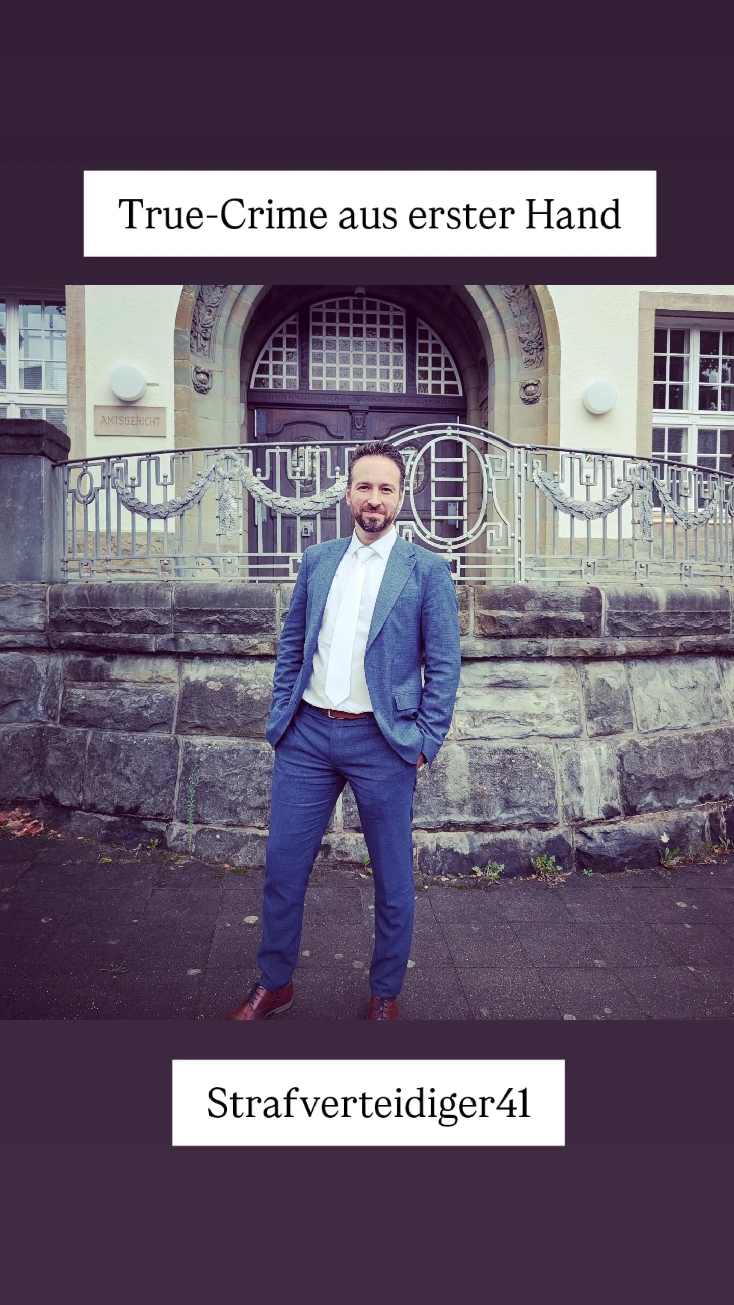Dr. Klose & Hochmann Facebook ad: True-Crime aus erster Hand Strafverteidiger41