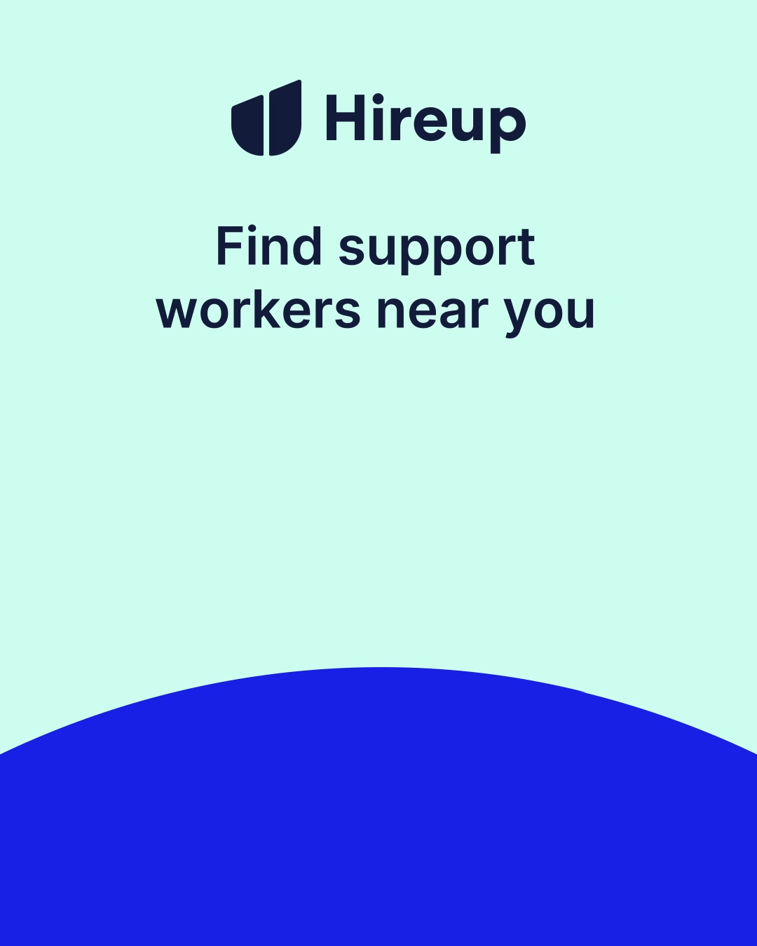 Hireup Facebook ad: Book trusted support workers