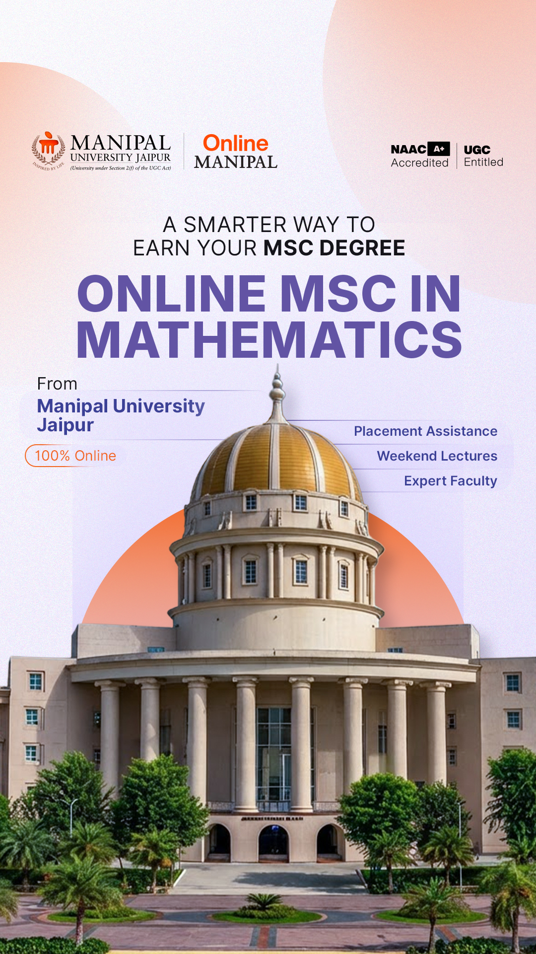 Manipal University Jaipur Online Facebook ad
