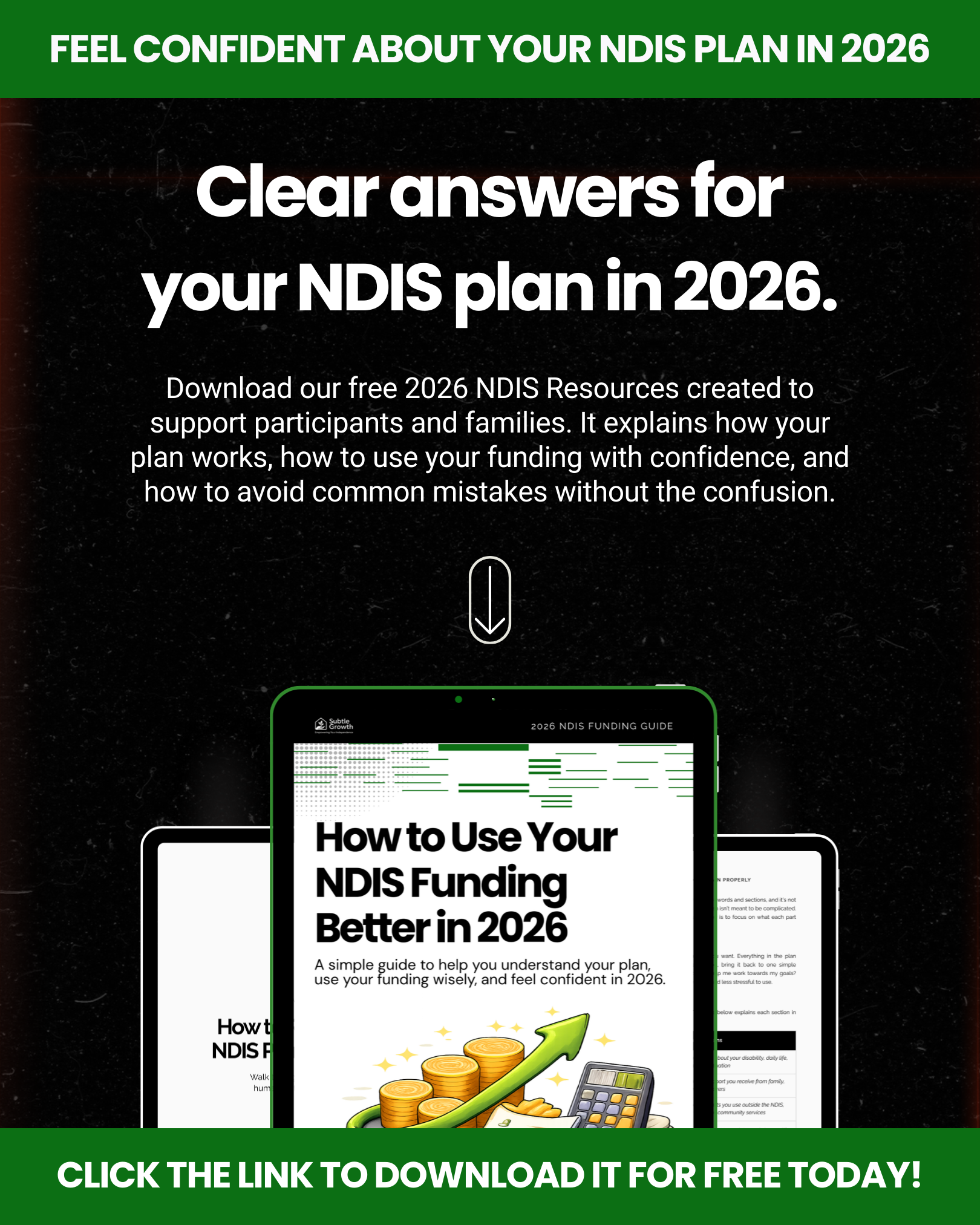 Subtle Growth Facebook ad from Jan 26, 2026