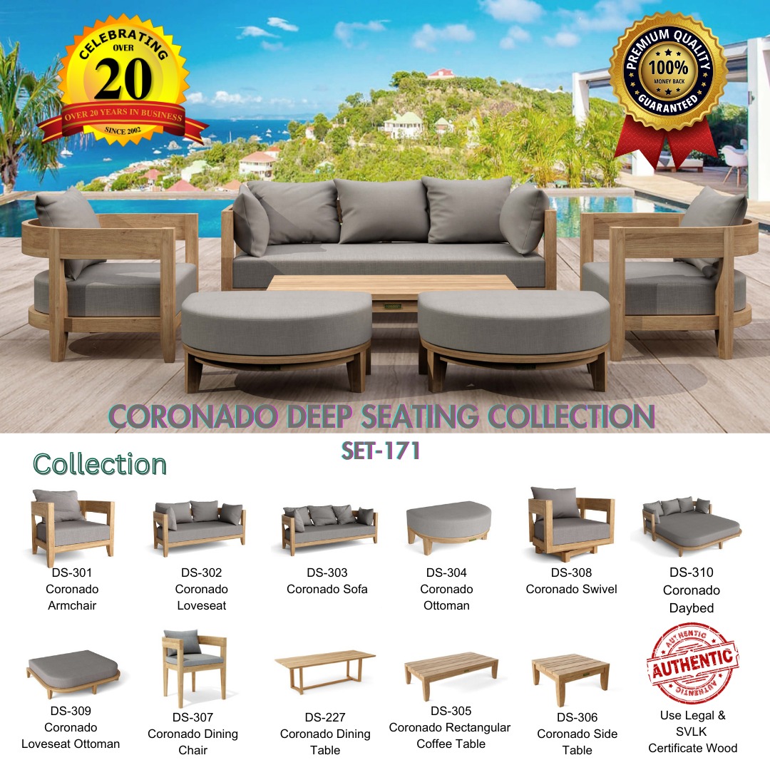 andersonteak Facebook ad: A spacious and quality built outdoor conversation set…