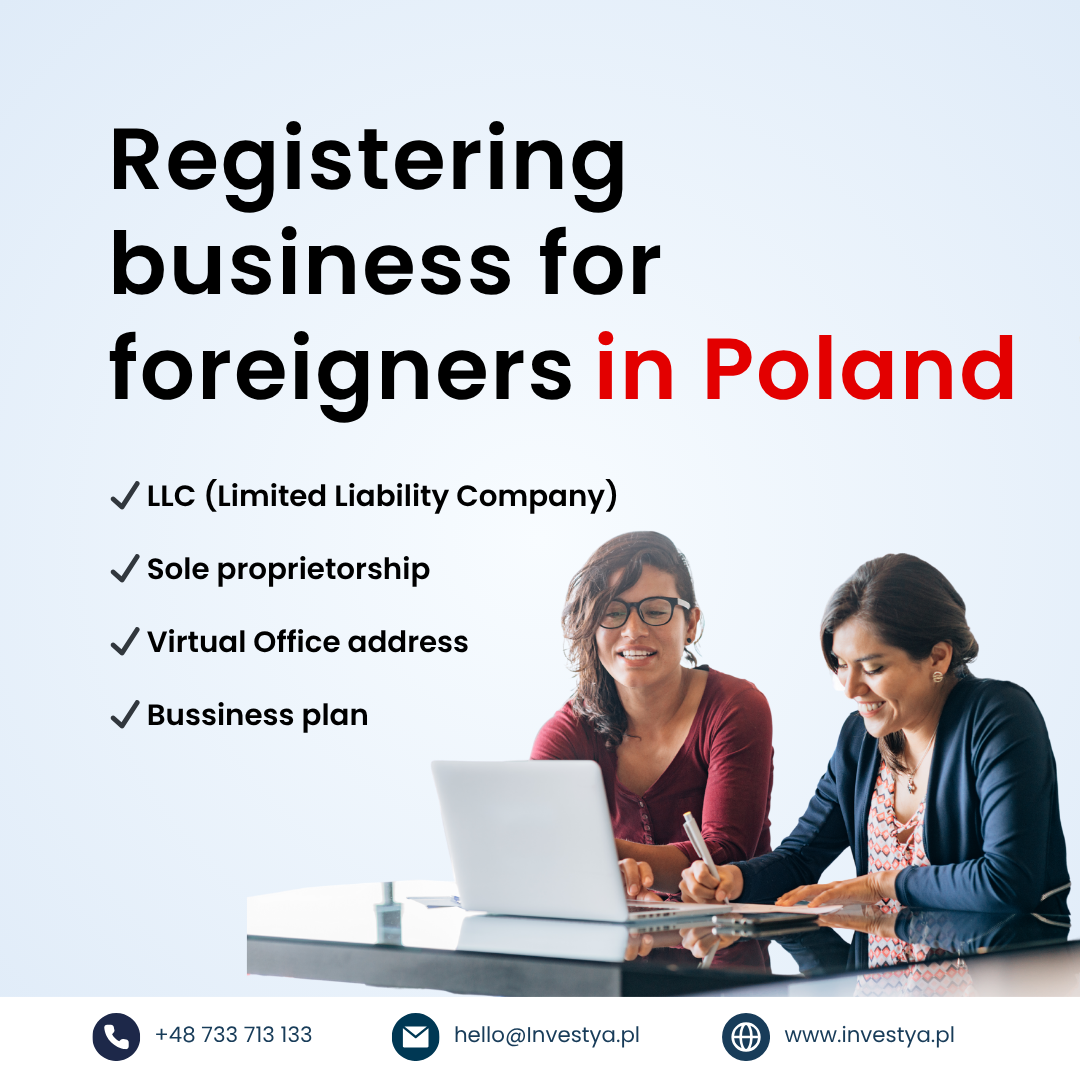 Investya - Business & Consulting Services Facebook ad: Start Your Company in Poland