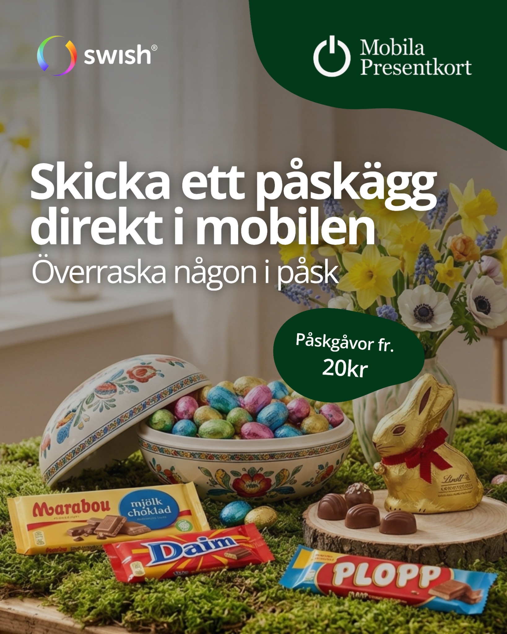 Mobila Presentkort Facebook ad from Mar 23, 2026