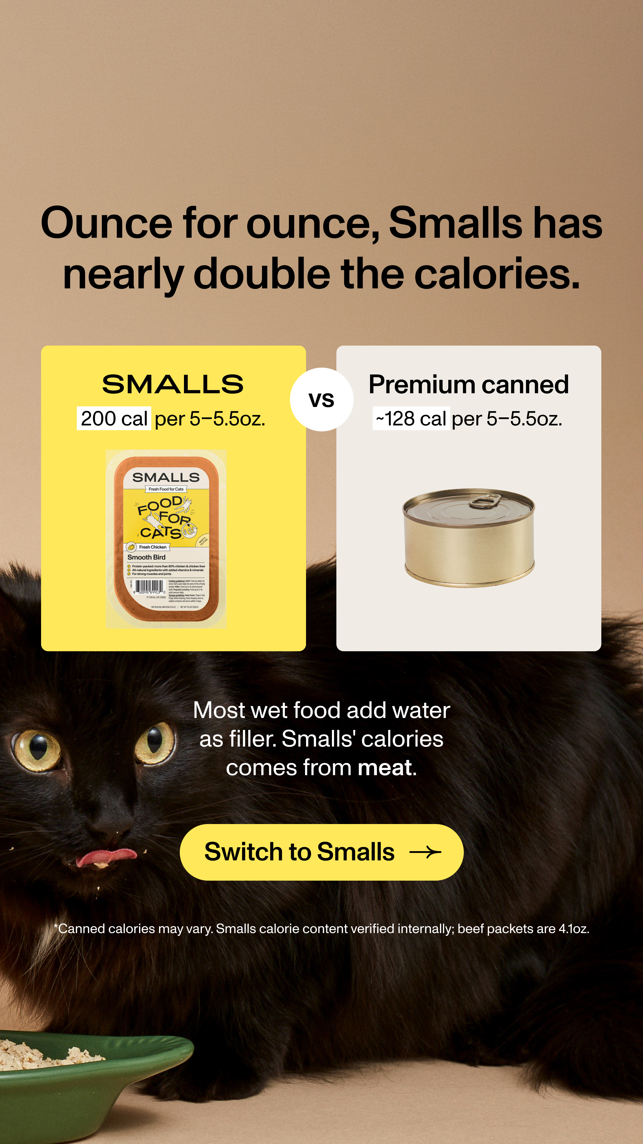 Smalls Facebook ad