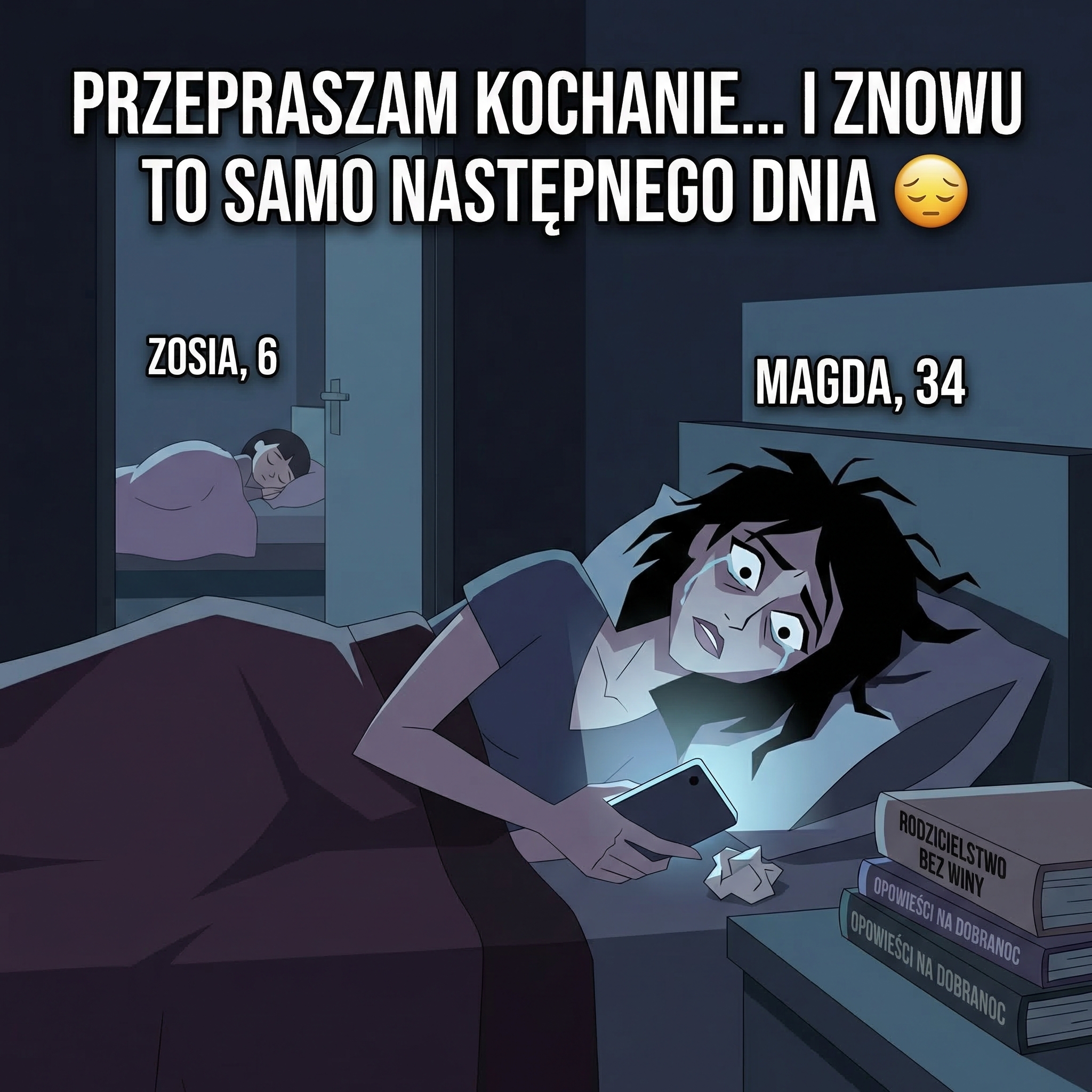 Między nami Facebook ad