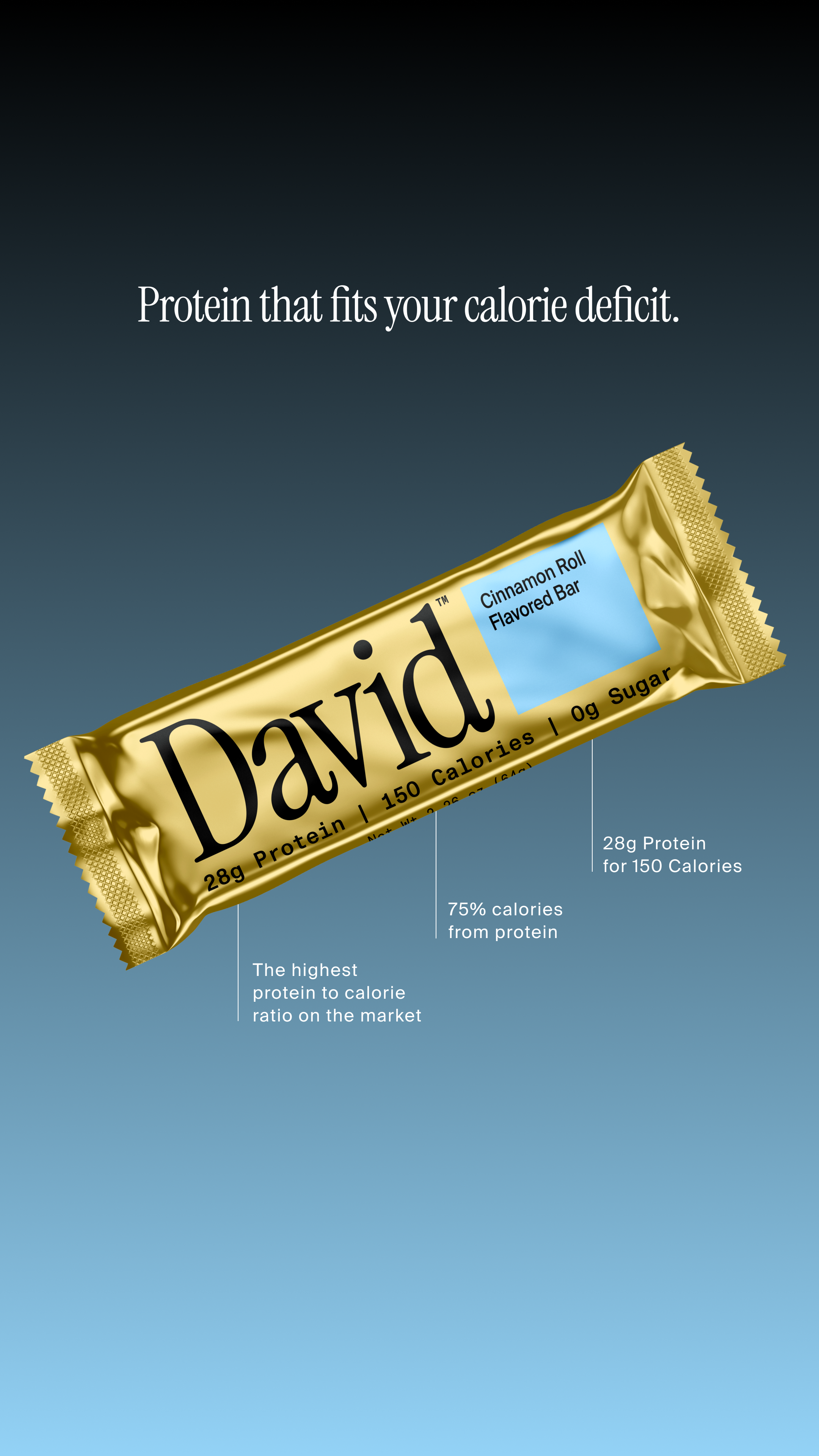 David Protein Facebook ad