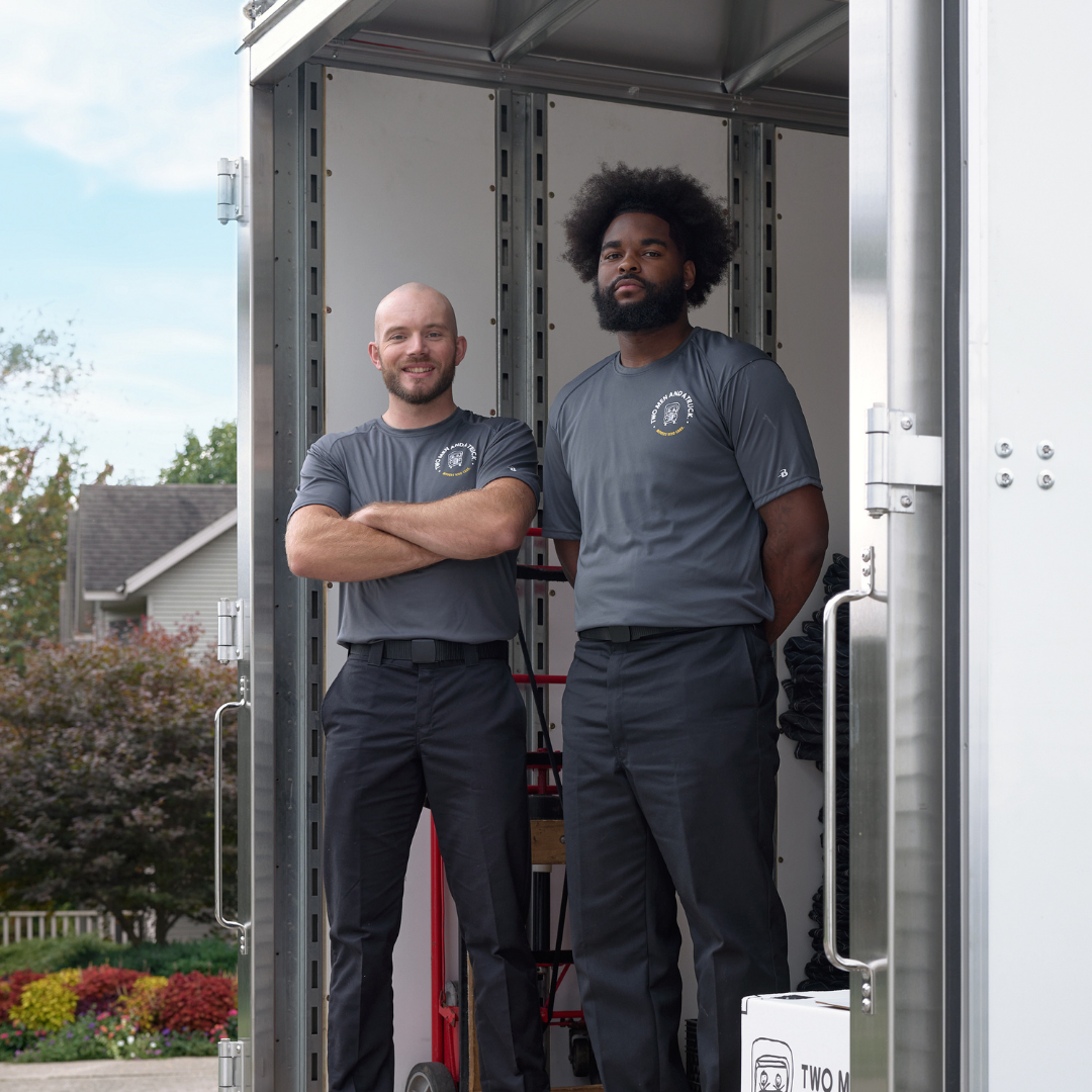 Two Men And A Truck / Stockbridge and Peachtree City, GA Facebook ad: Packing boxes is hard enough.