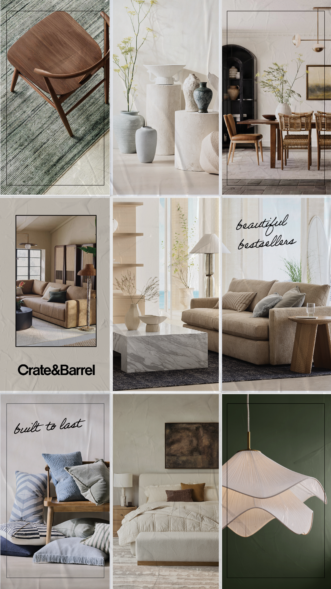 Crate and Barrel Facebook ad
