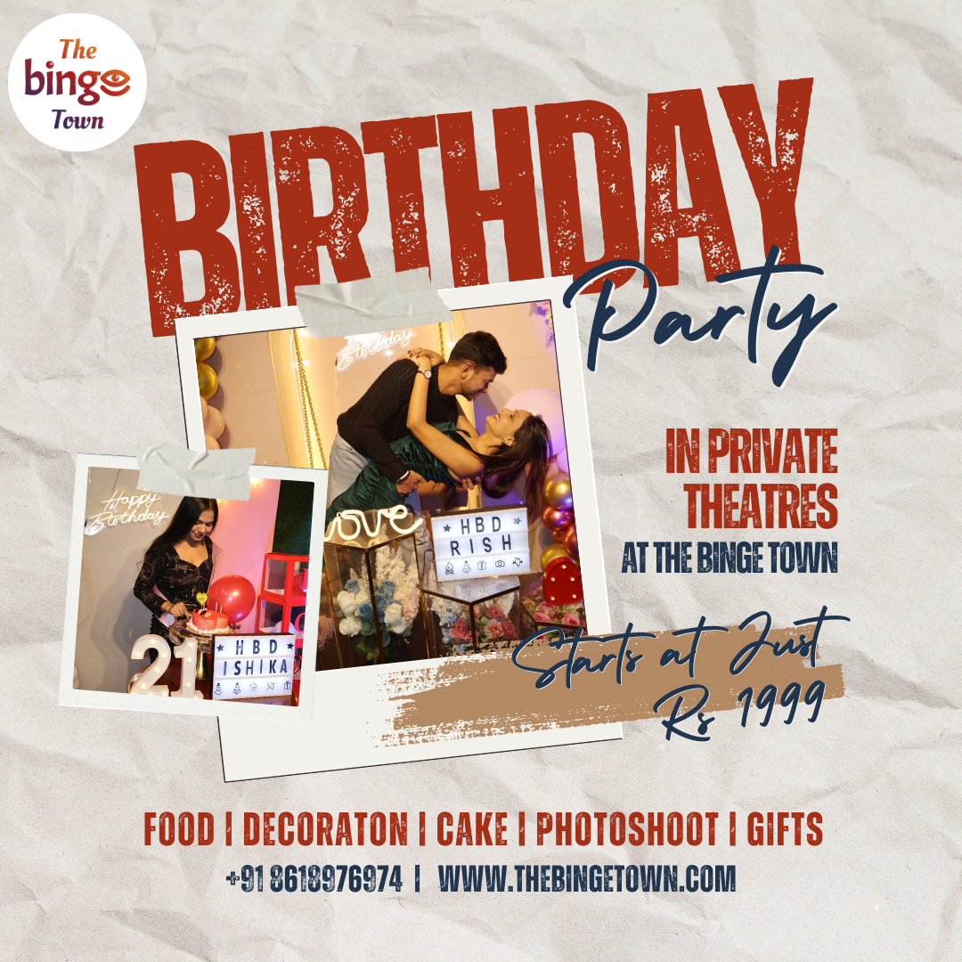 The Binge Town - Private Celebrations Facebook ad