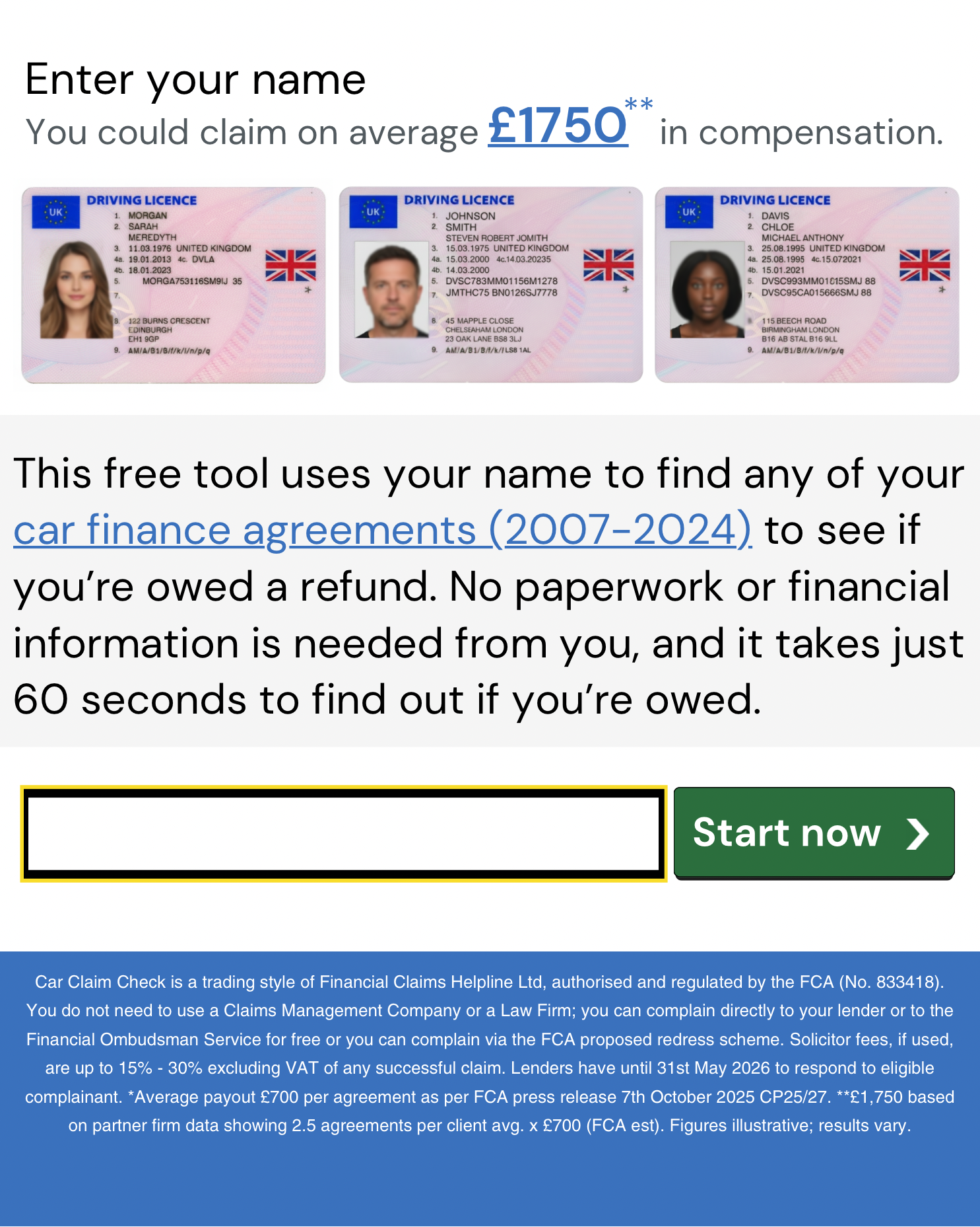 Sarah’s Money Tips Facebook ad