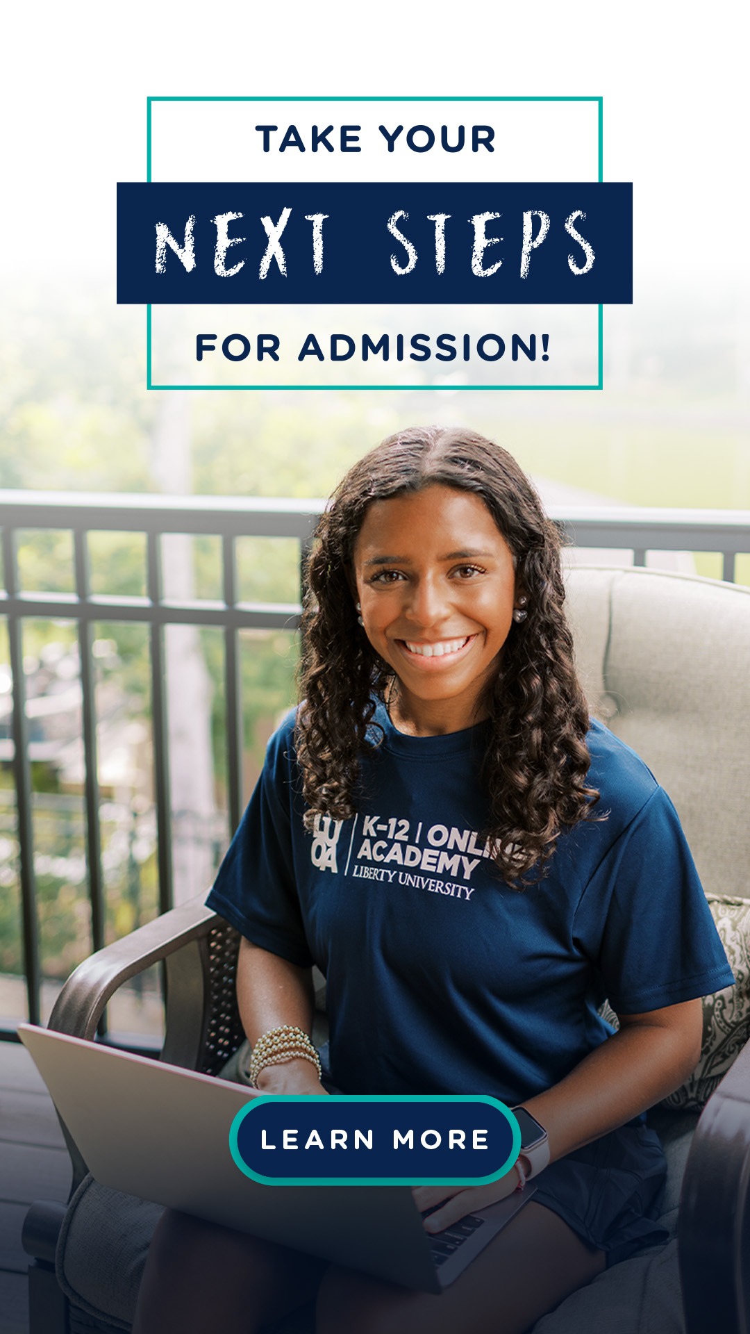 Liberty University Online Academy K-12 Facebook ad
