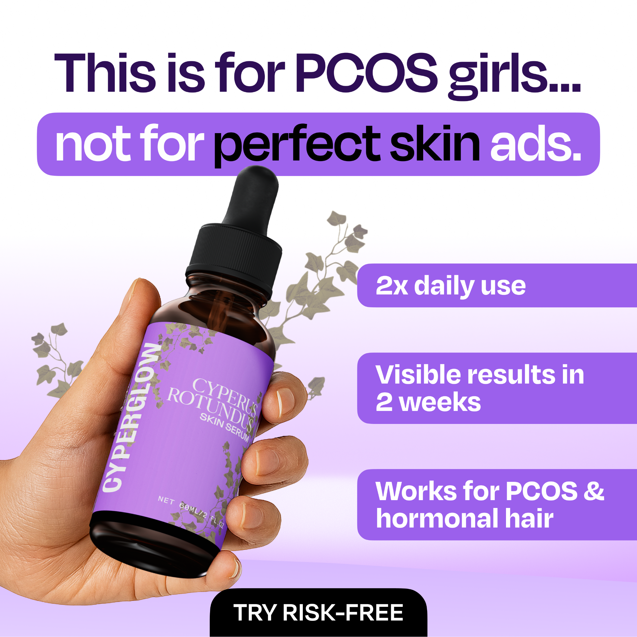 CyperGlow Facebook ad