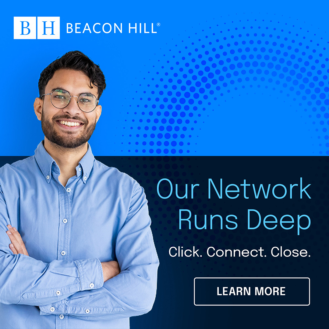 Beacon Hill - Experts at Work Facebook ad: Our Network Runs Deep