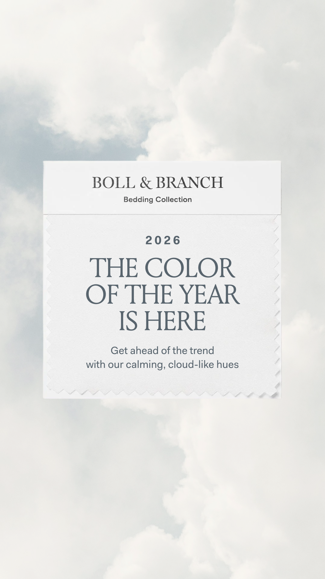 Boll & Branch Facebook ad
