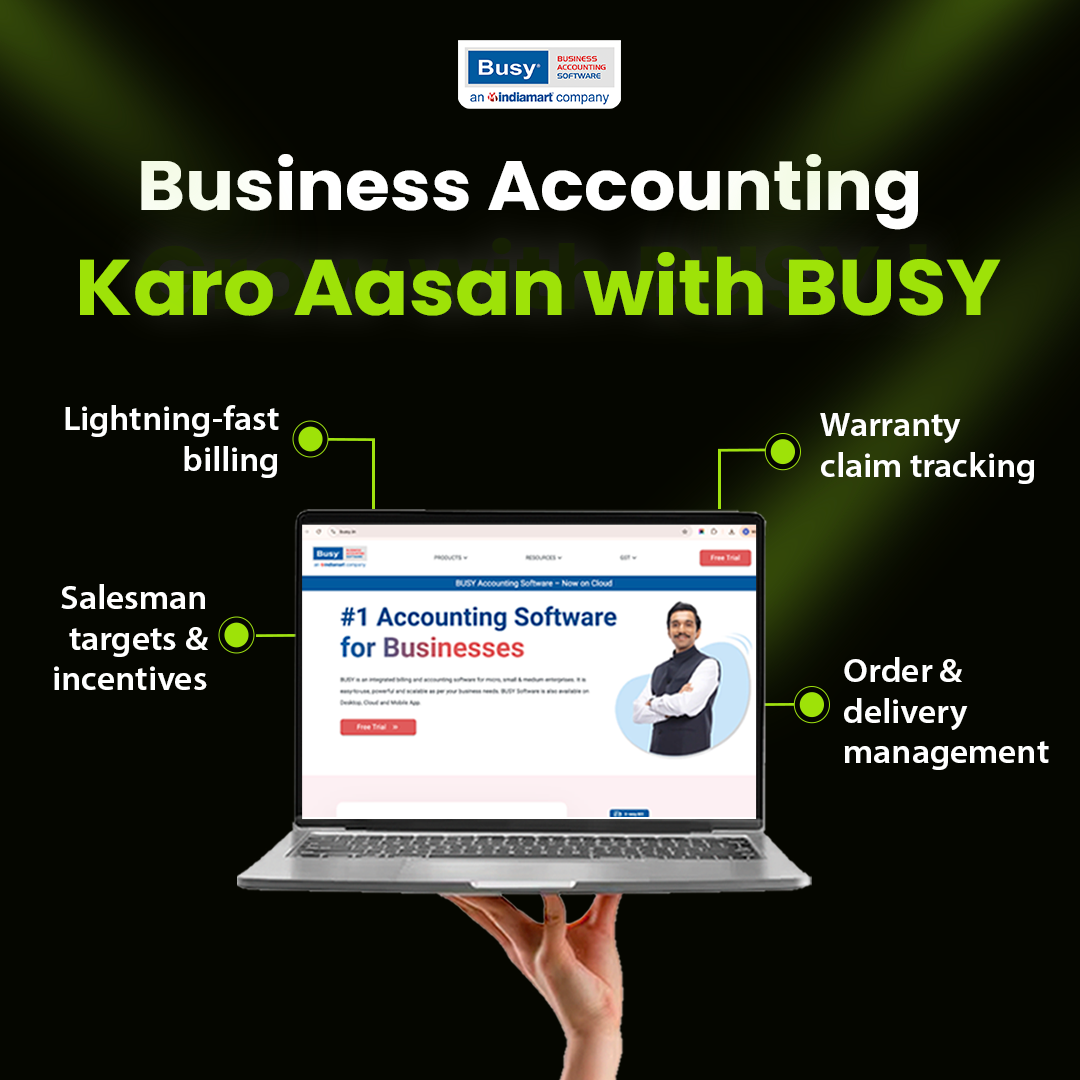 Busy Accounting Software Facebook ad