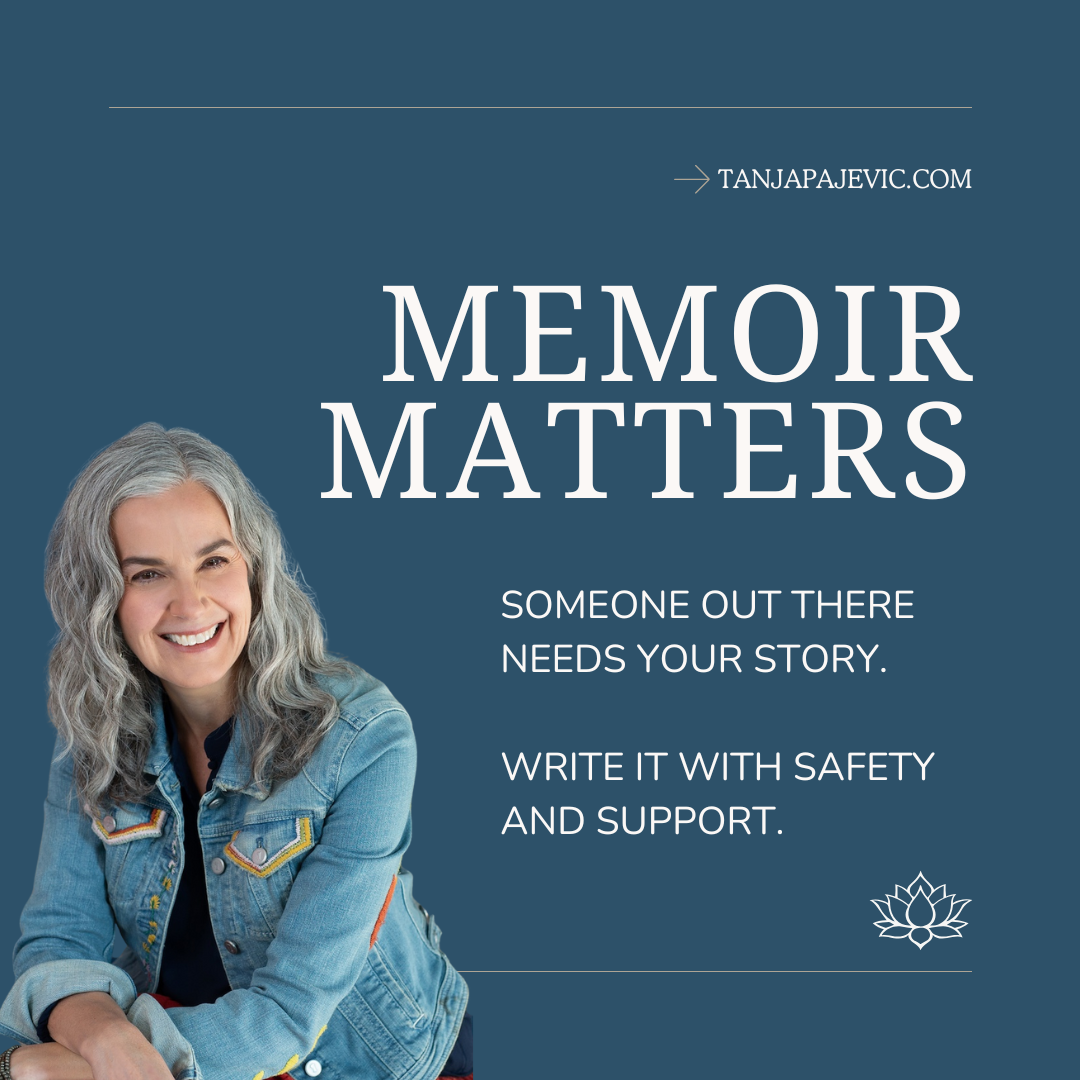 Tanja Pajevic, Memoir Book Coach Facebook ad: Memoir Insights to Guide Your Journey