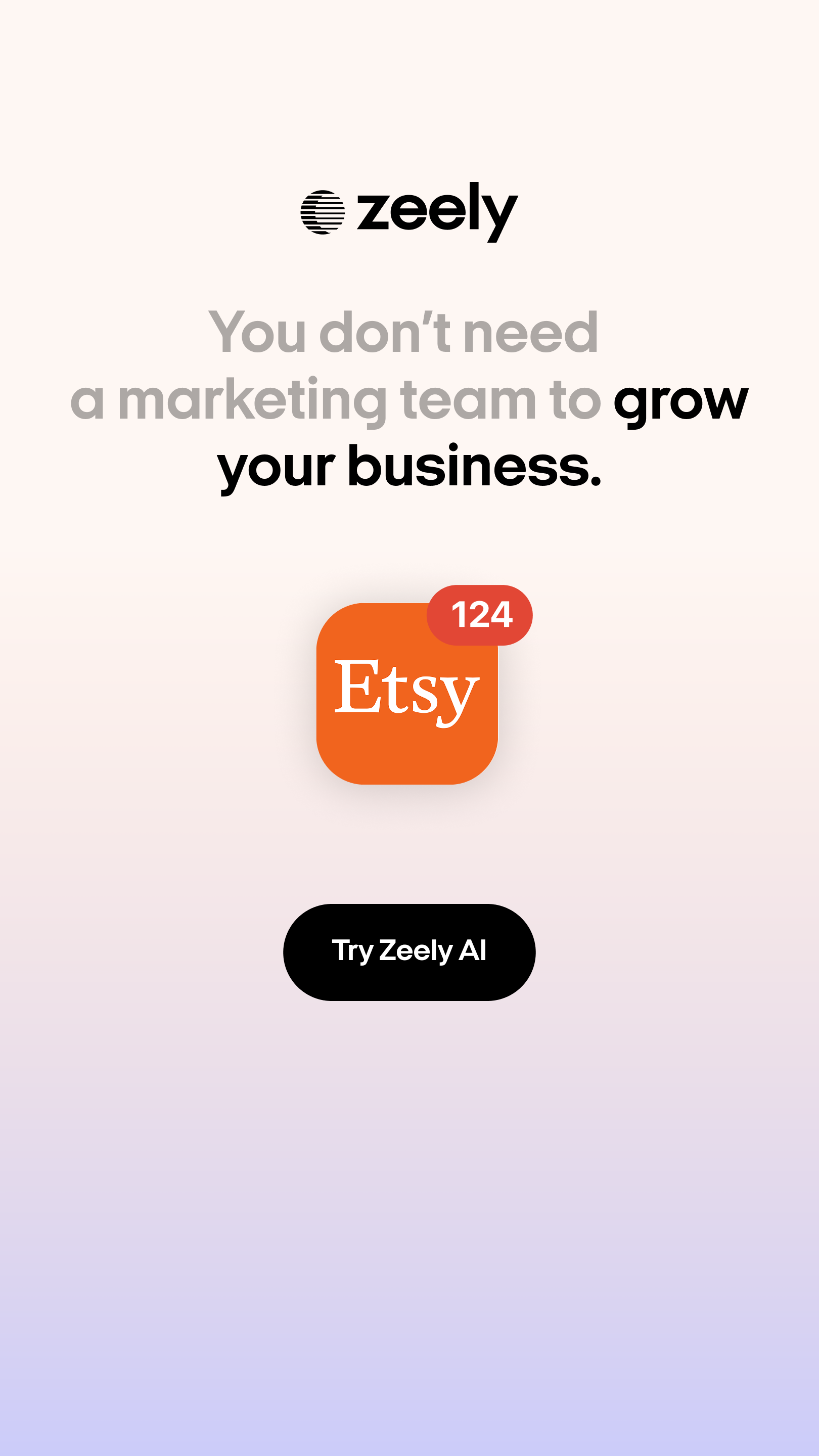 Zeely Facebook ad