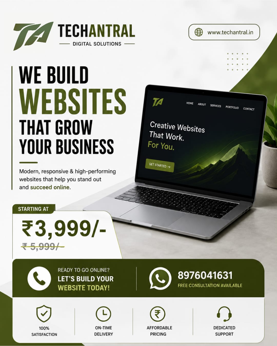 Tech Antral Facebook ad: Chat with us