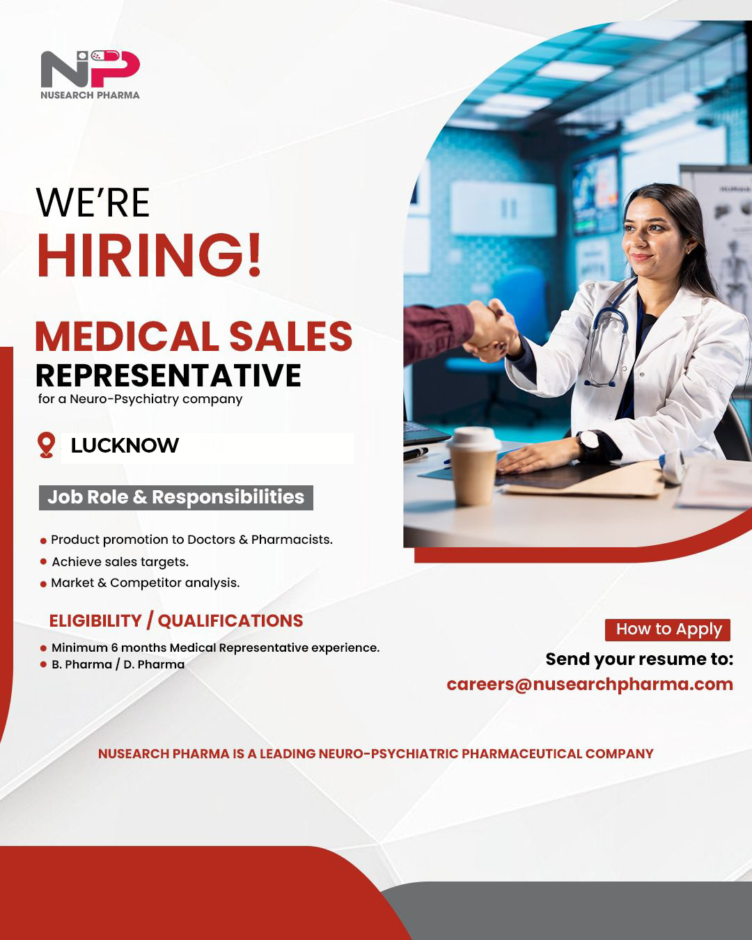 NuSearch Pharma Facebook ad
