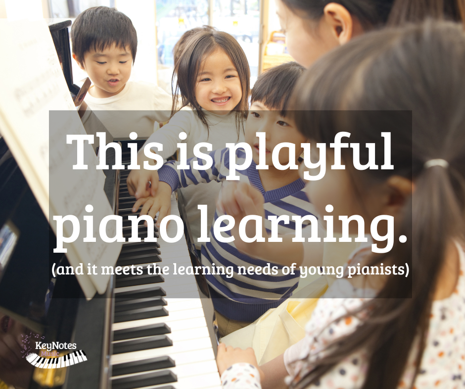 KeyNotes Music - A Group Piano Program for Ages 4+ Facebook ad