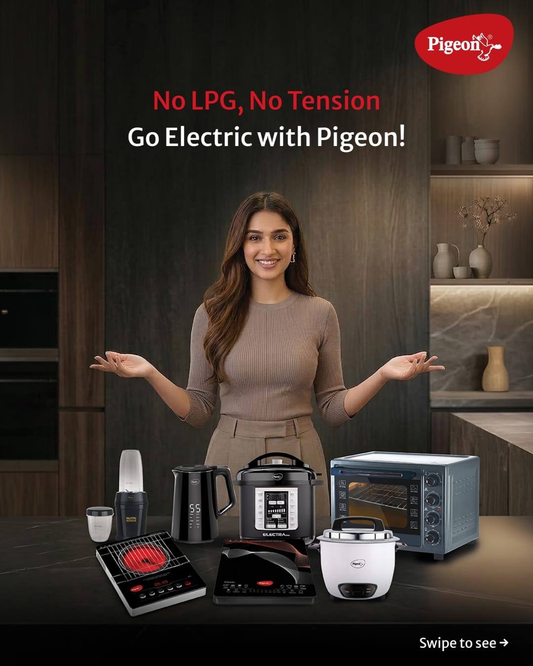 Kitchen Appliances - Sector 125 Facebook ad: Say Goodbye to Cylinder Hassle
