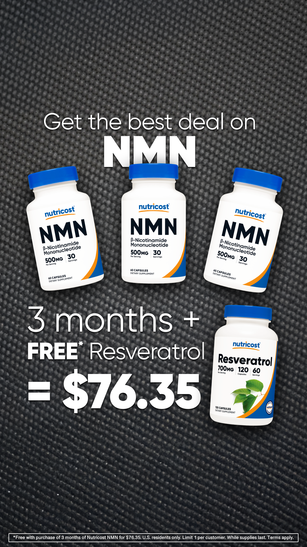 Nutricost Facebook ad