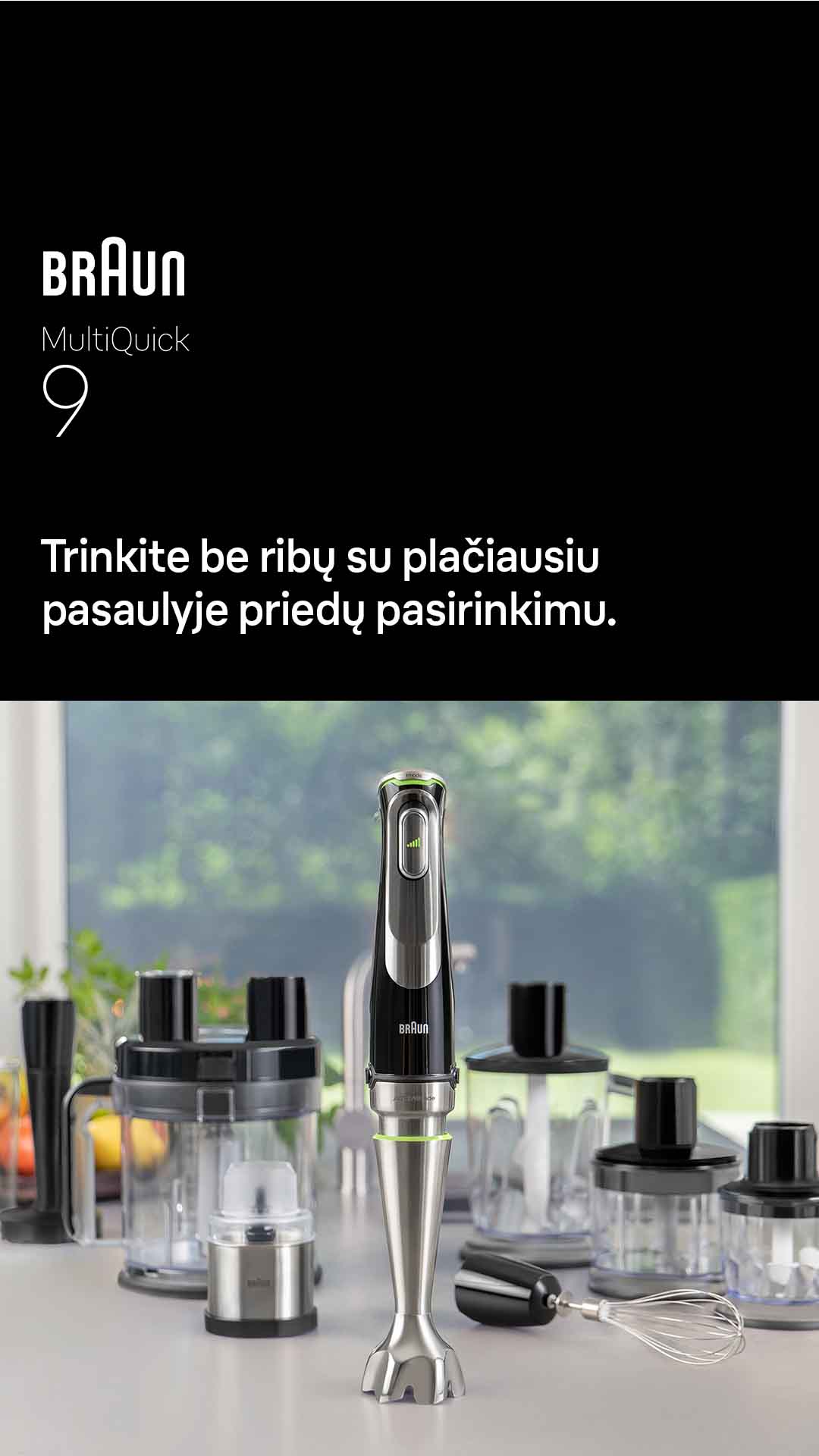 Braun Household Facebook ad: Su Braun - greitai ir lengvai.