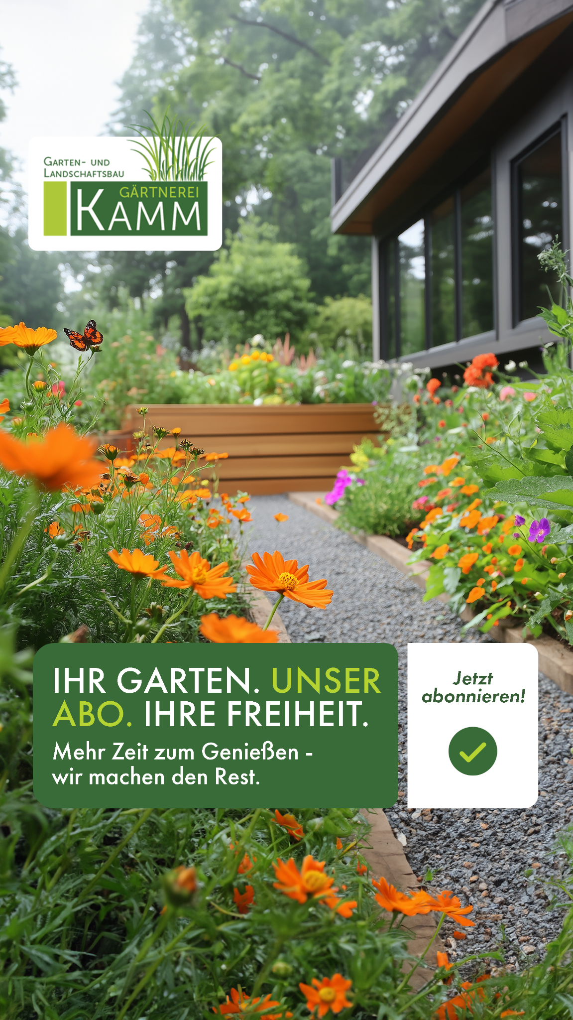 Gärtnerei Kamm GmbH Facebook ad from Sep 29, 2025