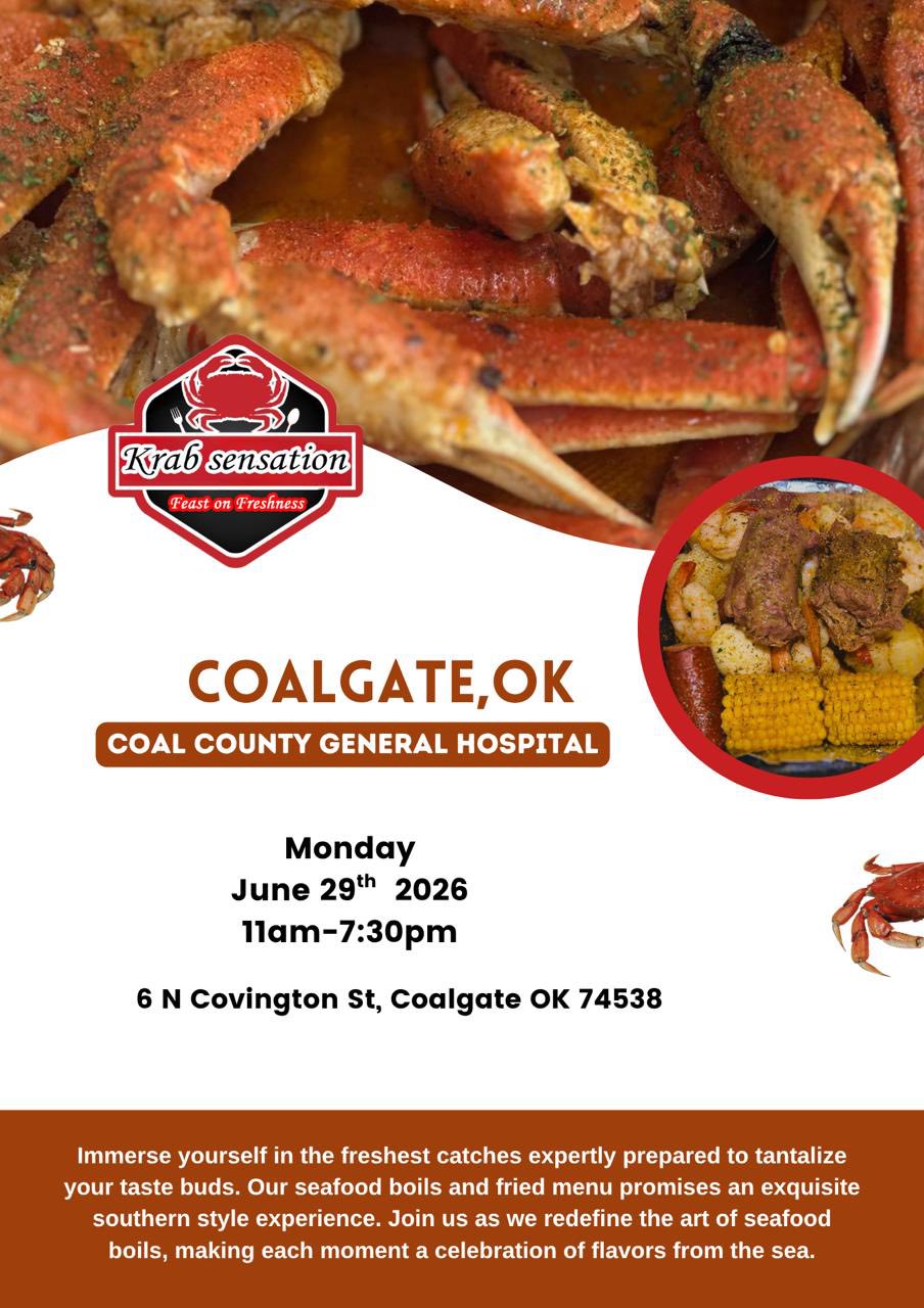 The Krab Sensation & Seafood on the Go. Facebook ad