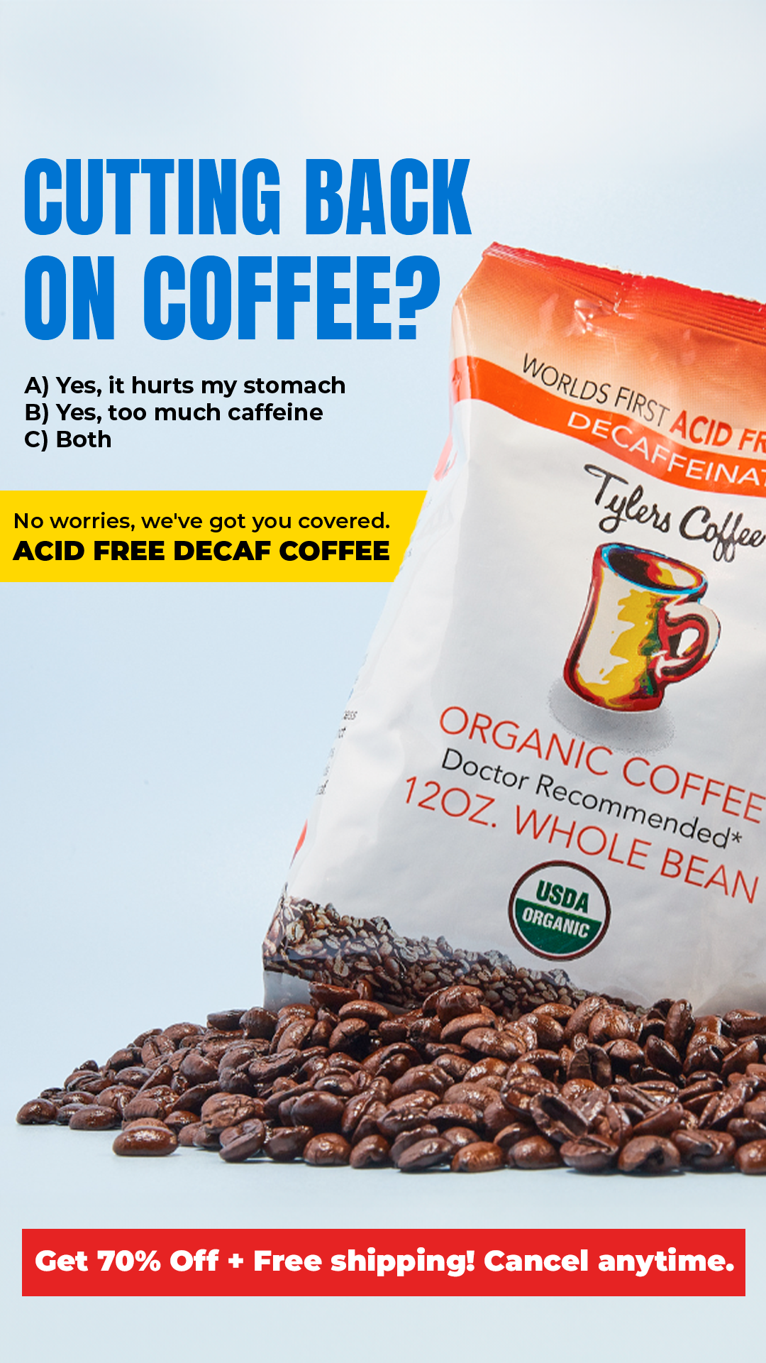 Tylers Coffee Facebook ad