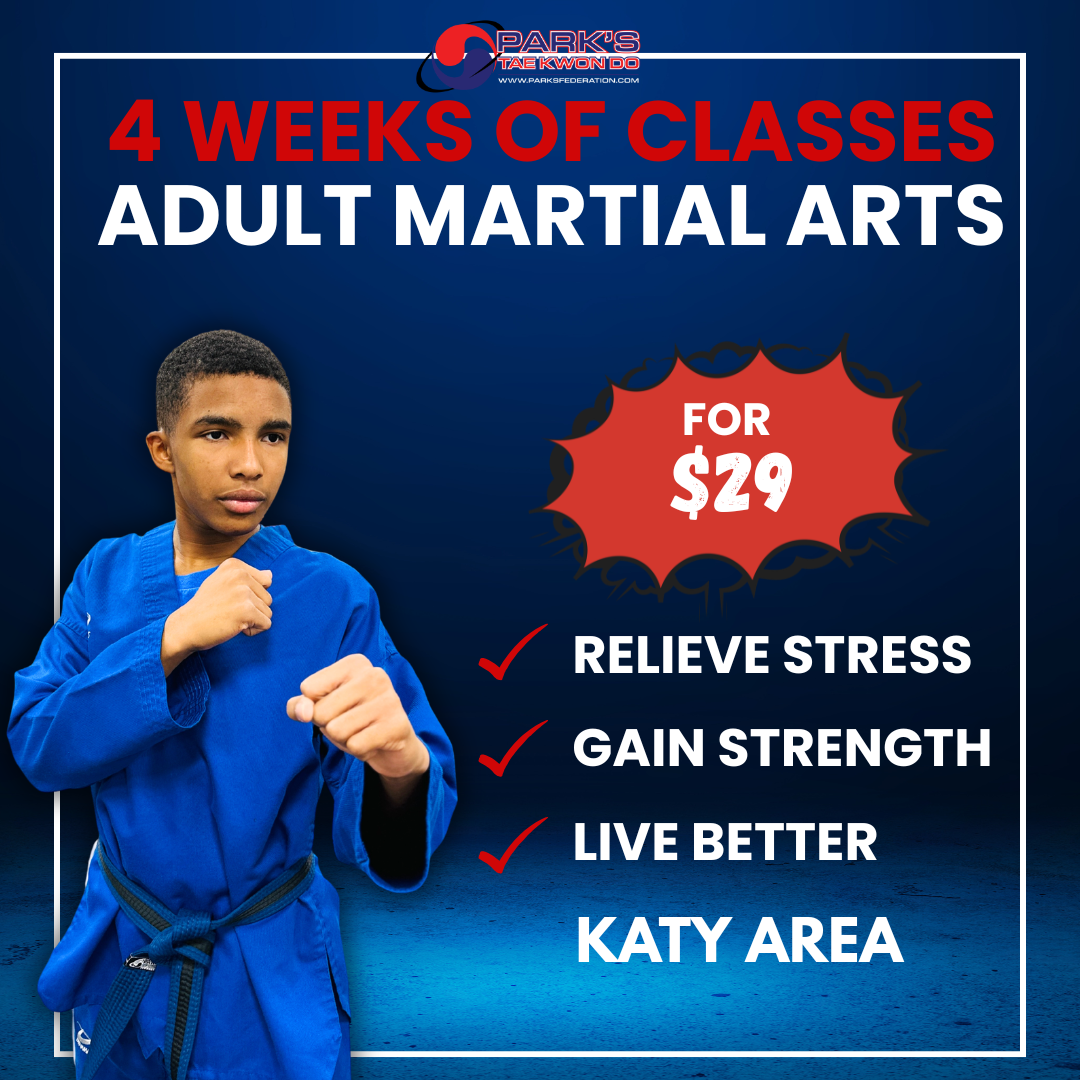 Parks Taekwondo Katy Facebook ad