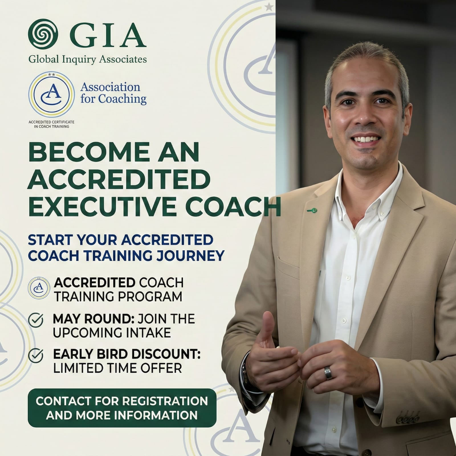 GIA Coaching School Facebook ad