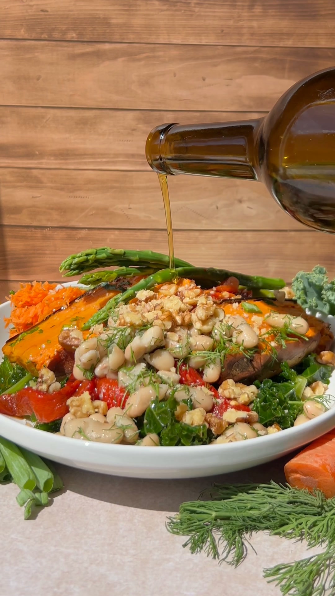 Blueprint Longevity Facebook ad: Extra Virgin Olive Oil made for Longevity
