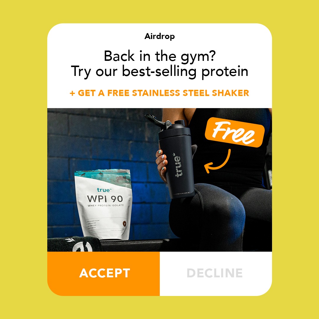 True Protein Facebook ad