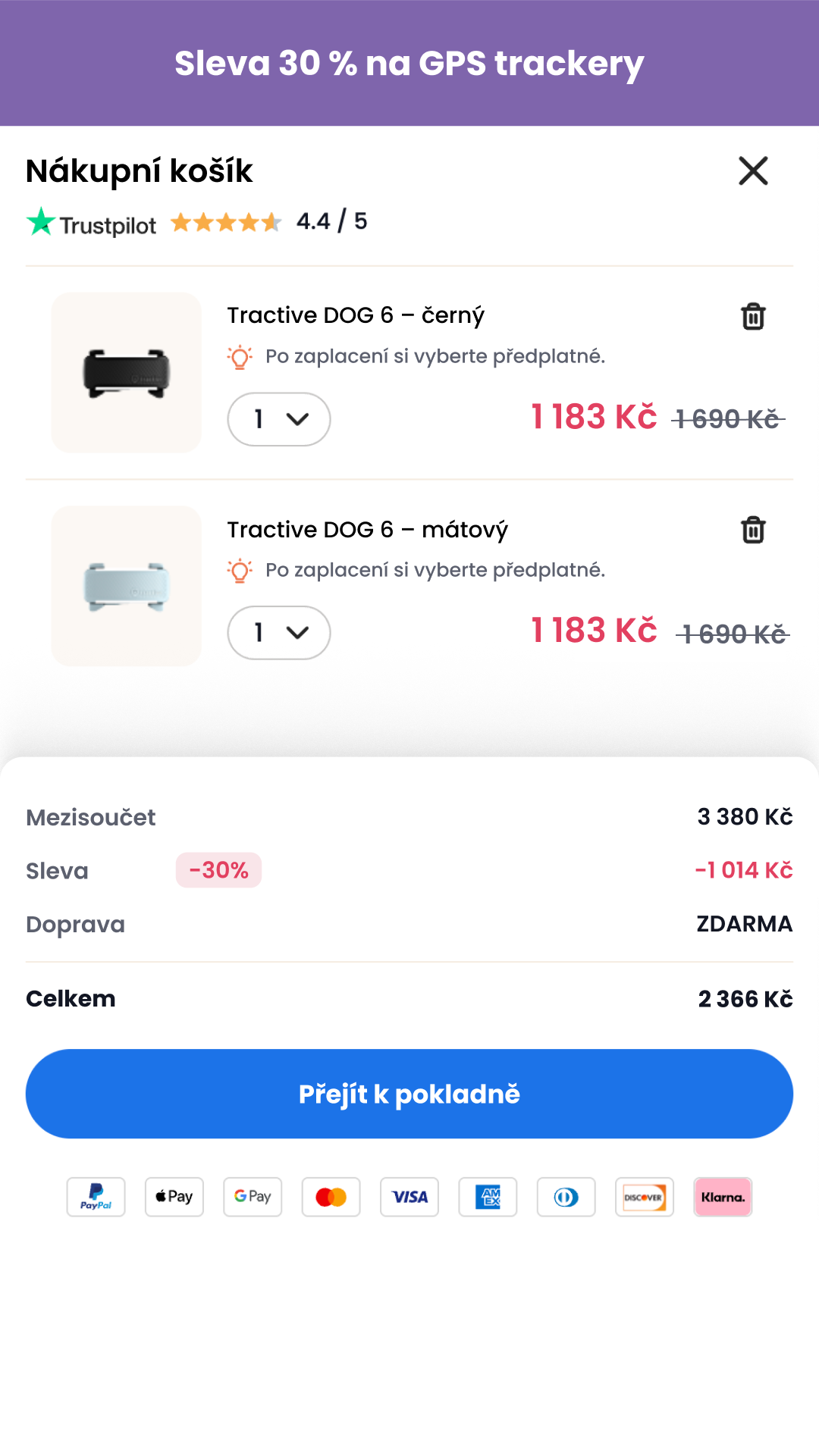 Tractive Facebook ad