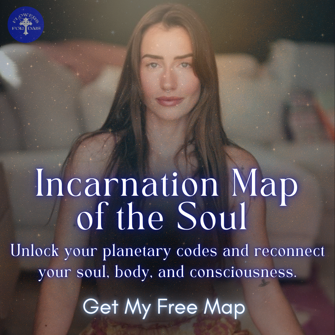 Flowers For Dais Facebook ad: Free Incarnation Map of the Soul