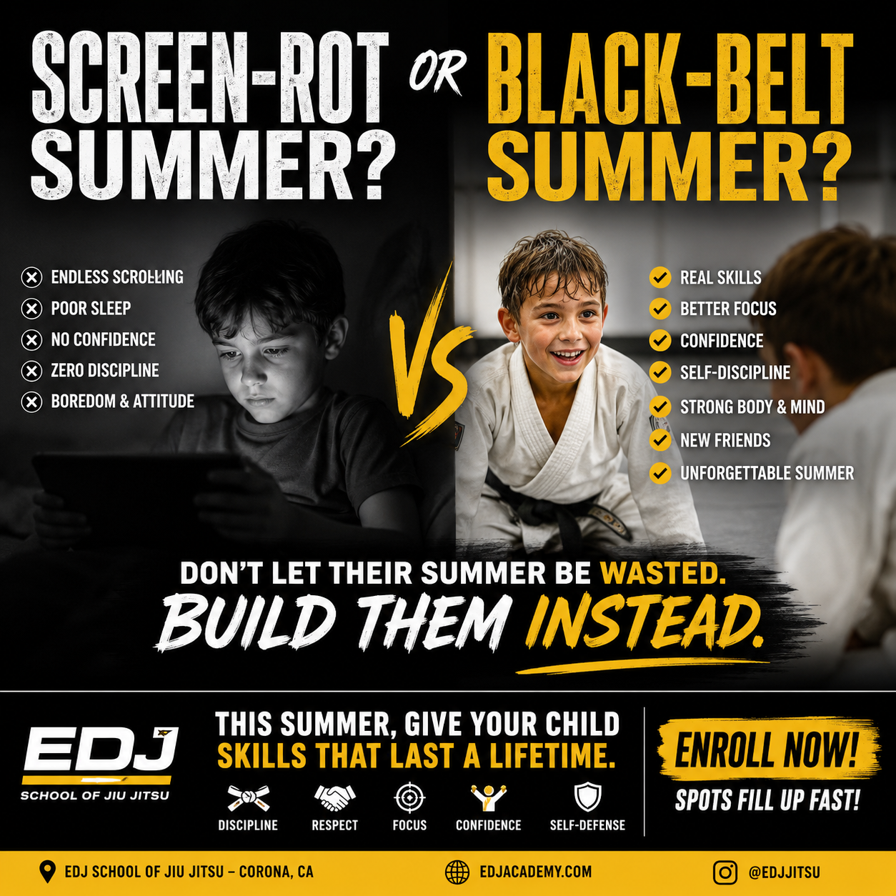 EDJ Academy Facebook ad