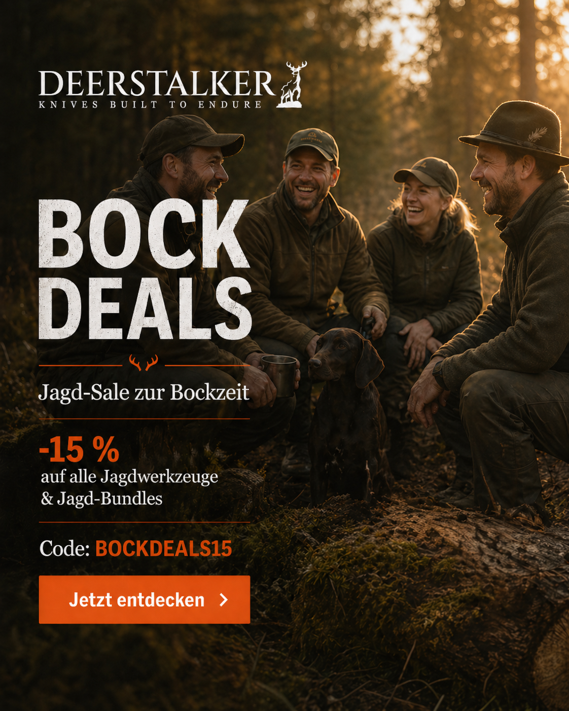 Deerstalker - Knives Built to Endure Facebook ad