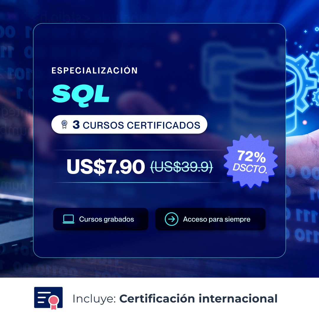 Netzun Facebook ad: Especialización en SQL