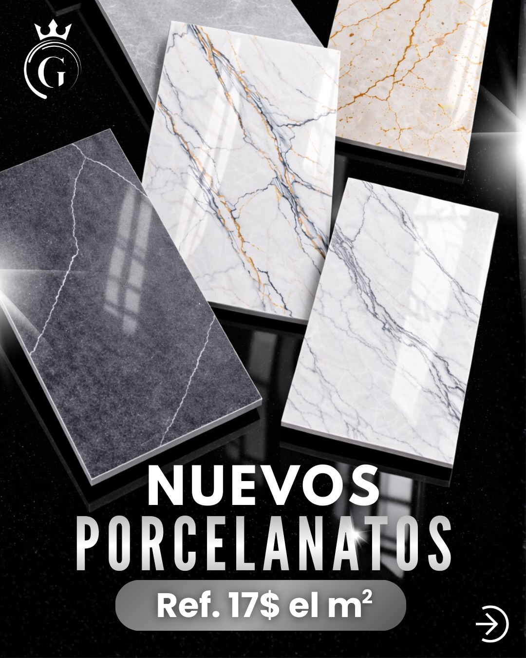 Gema Resin Facebook ad: PORCELANATO DE 1.20 X 0.60 17$ PRECIO PROMOCION…