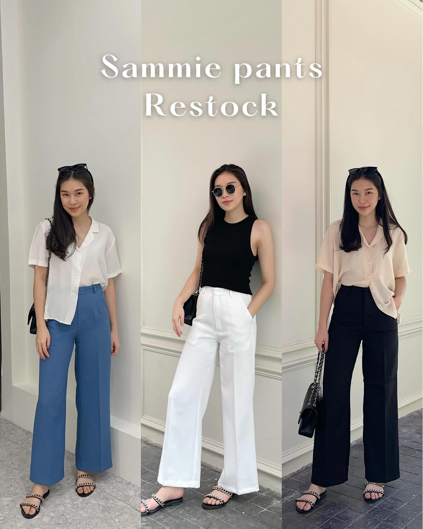 ps.klosets Facebook ad: 𝗥𝗘𝗦𝗧𝗢𝗖𝗞! 𝗦𝗔𝗠𝗠𝗜𝗘 𝗣𝗔𝗡𝗧𝗦