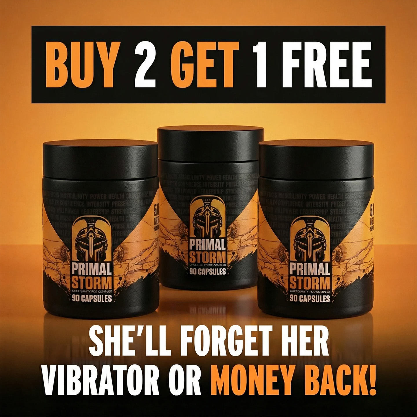 Primal Storm Supplements Facebook ad