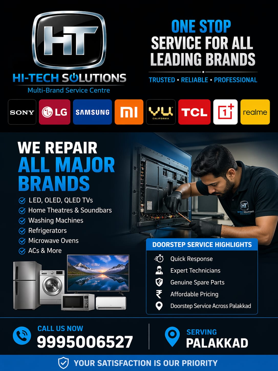 Hi-Tech Solution TV Service Centre Palakkad Facebook ad