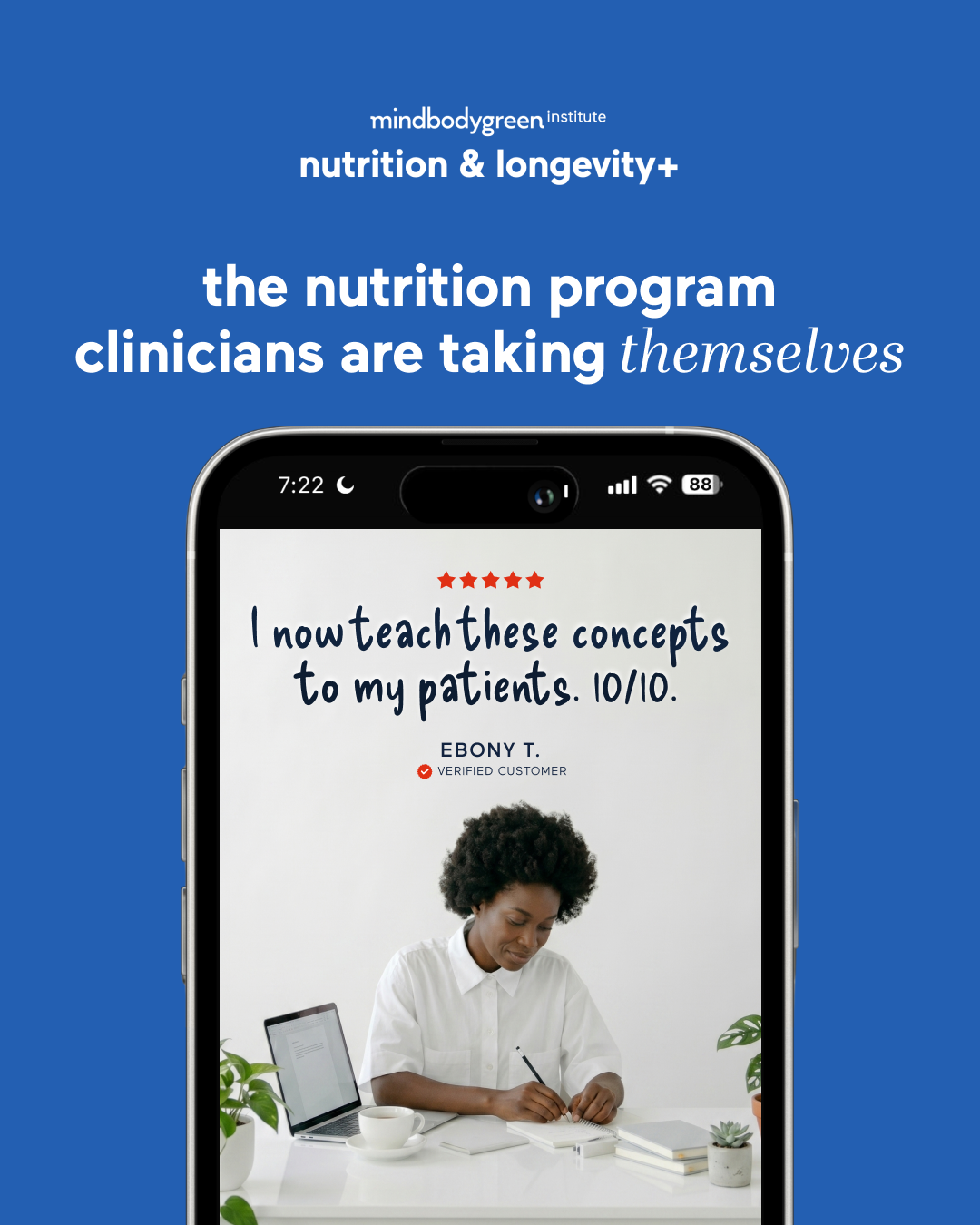 mindbodygreen Institute Facebook ad